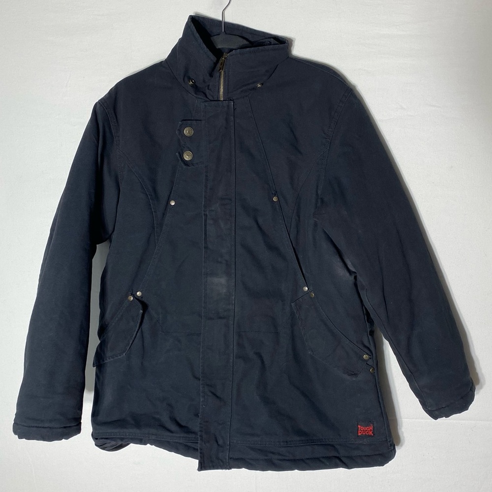 Tough Duck Black Hydro Parka Winter Work Coat Chore Coat L Barn Coat Utility